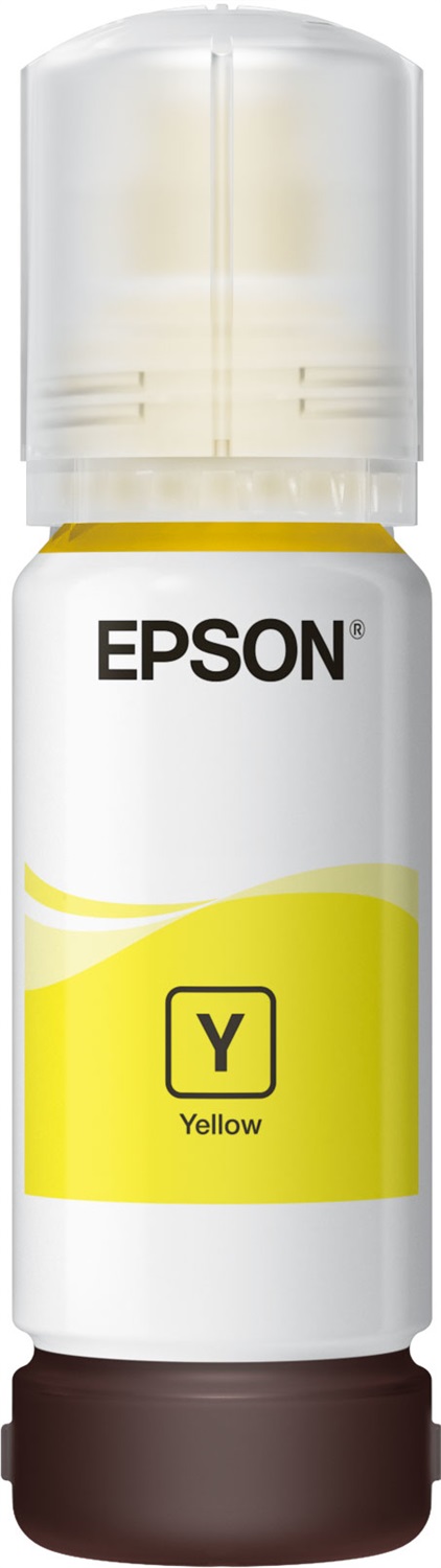 Epson C13T00R440 - Bottiglia d'inchiostro Giallo 106 EcoTank, 70 ml, fino a 5000 pagine, compatibile con ET-7700 e ET-7750