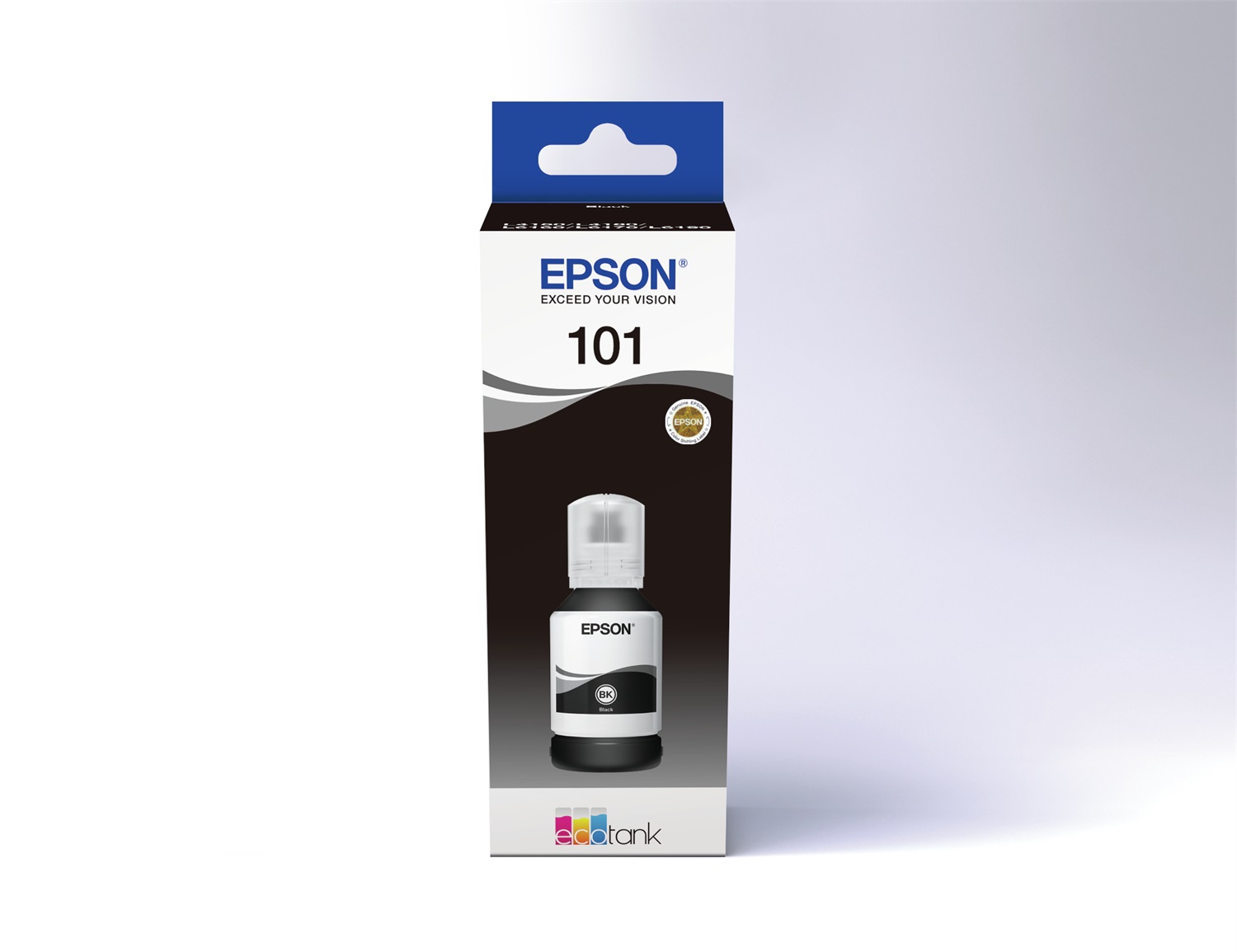 Epson 101 EcoTank Black Cartuccia d'Inchiostro Originale Nero 127 ml - Compatibile con EcoTank L6170/L4160/L4150/L6190/L6160