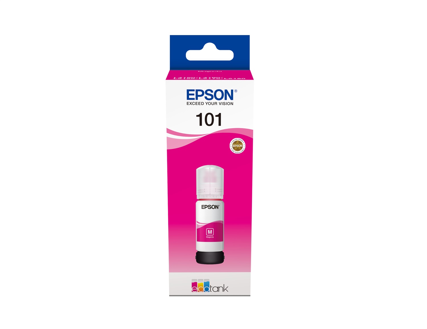 Epson C13T03V34A Cartuccia d'Inchiostro Magenta 70ml - Originale a Base di Pigmento per EcoTank