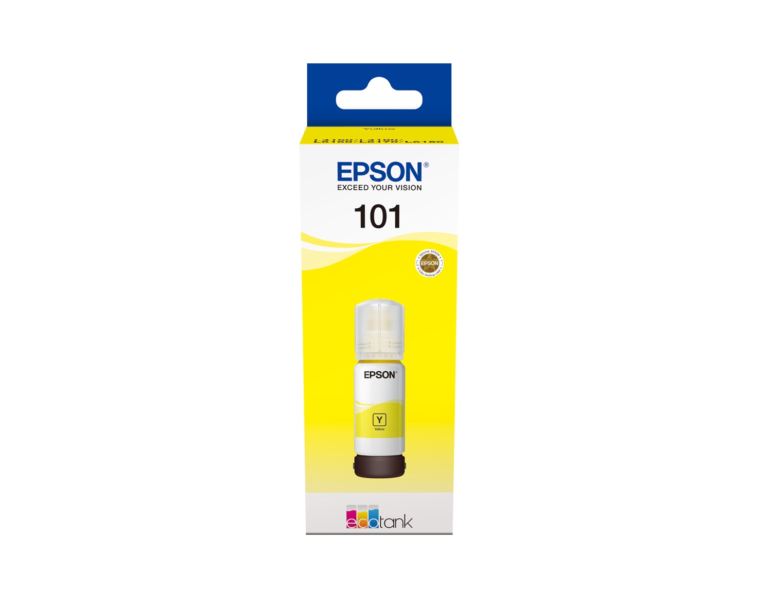 Epson C13T03V44A Cartuccia d'Inchiostro Giallo 70ml - Originale, Inchiostro a Base di Pigmento