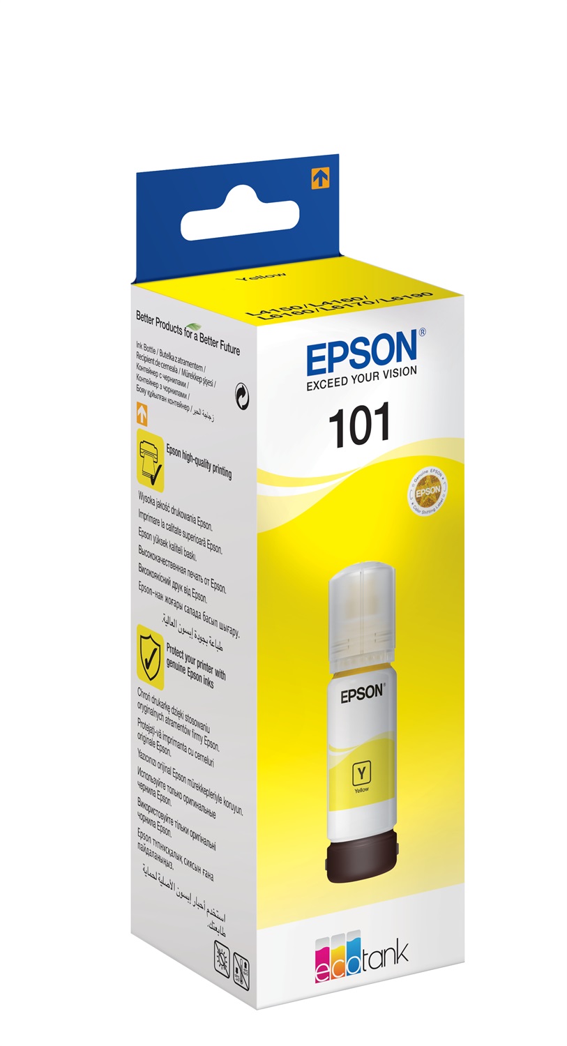 Epson C13T03V44A Cartuccia d'Inchiostro Giallo 70ml - Originale, Inchiostro a Base di Pigmento