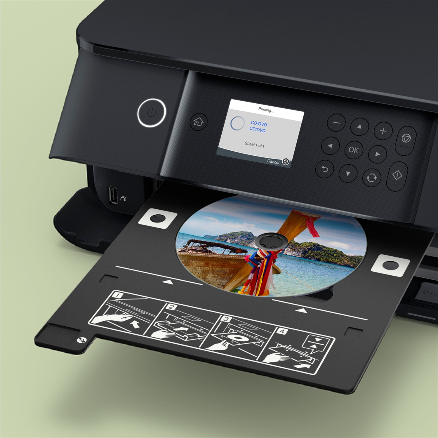 Epson Expression Premium XP-6100 - Stampante multifunzionale Inkjet A4 Wireless, Stampa, Scansione, Copia, Fronte/Retro, Display LCD 6,1 cm, Fino a 32 pag/min, Risoluzione 5760 x 1440 DPI