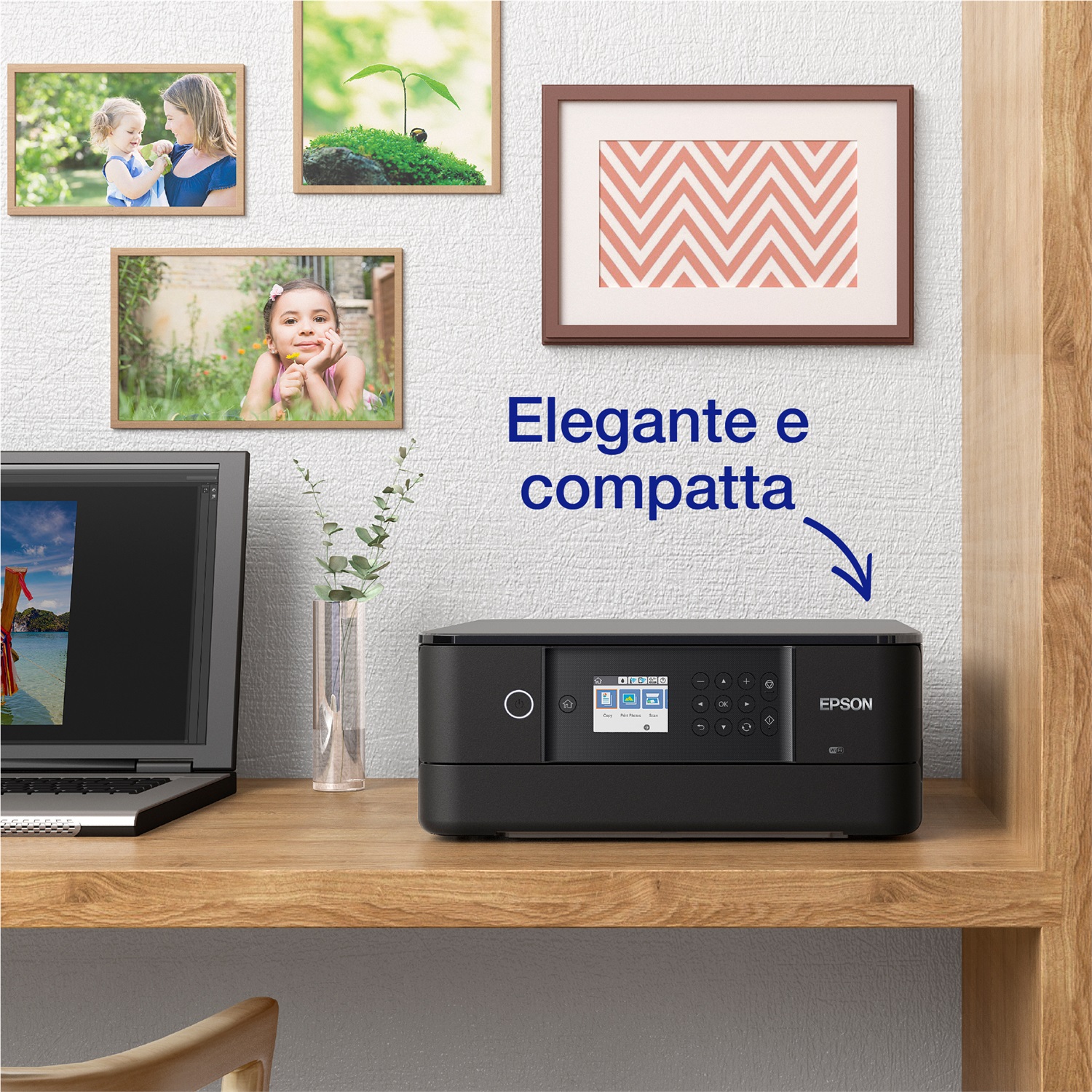 Epson Expression Premium XP-6100 - Stampante multifunzionale Inkjet A4 Wireless, Stampa, Scansione, Copia, Fronte/Retro, Display LCD 6,1 cm, Fino a 32 pag/min, Risoluzione 5760 x 1440 DPI