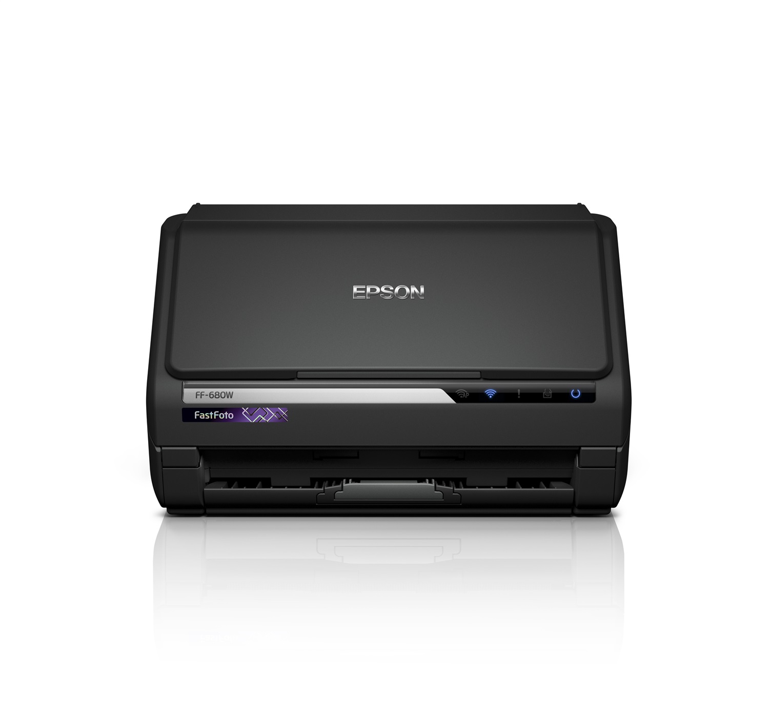 Epson FastFoto FF-680W - Scanner Fotografico A4, 600 x 600 DPI, Alimentatore Automatico, Wi-Fi, Scansione Fronte Retro