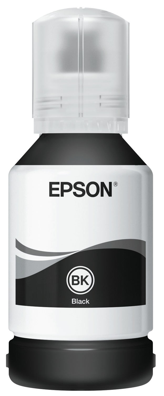 Epson 111 EcoTank Pigment Black Ink Bottle - C13T03M140, 120 ml, Nero, ~6000 pagine, Compatibile con EcoTank ET-M Serie