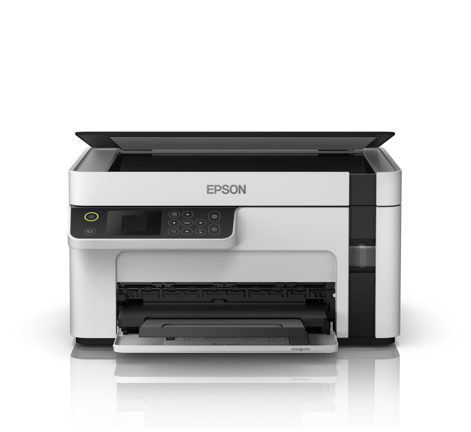 Epson EcoTank ET-M2120 - Stampante Multifunzione Monocromatica 3-in-1, Ink-Jet, Risoluzione 1440x720 DPI, Velocità 32 ppm, Wi-Fi, Flaconi Inchiostro Inclusi