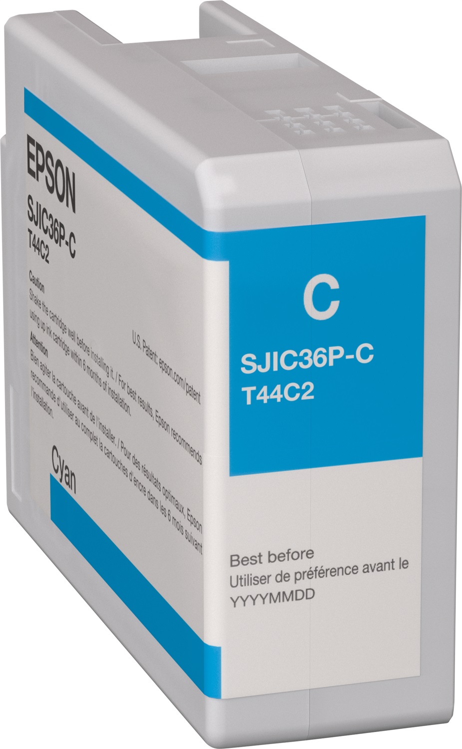 Epson SJIC36P(C) Cartuccia d'Inchiostro Ciano 80ml - Compatibile con ColorWorks C6000/C6500