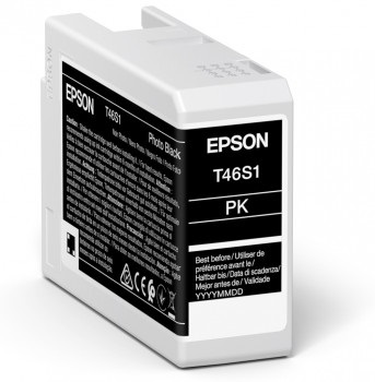 Epson UltraChrome Pro Cartuccia d'Inchiostro Originale Nero per Foto 25 ml - C13T46S100