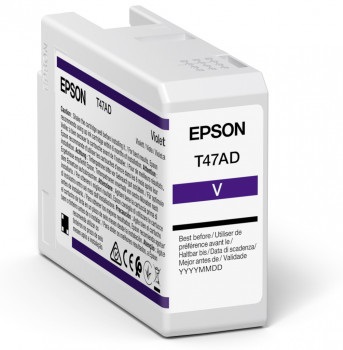 Epson T47AD UltraChrome Pro Cartuccia d'Inchiostro Originale Viola 50 ml - C13T47AD00