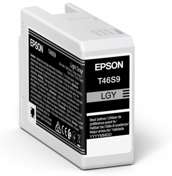 Epson UltraChrome Pro Cartuccia d'Inchiostro Originale Grigio Chiaro 25ml C13T46S900 per SureColor P706 e SC-P700