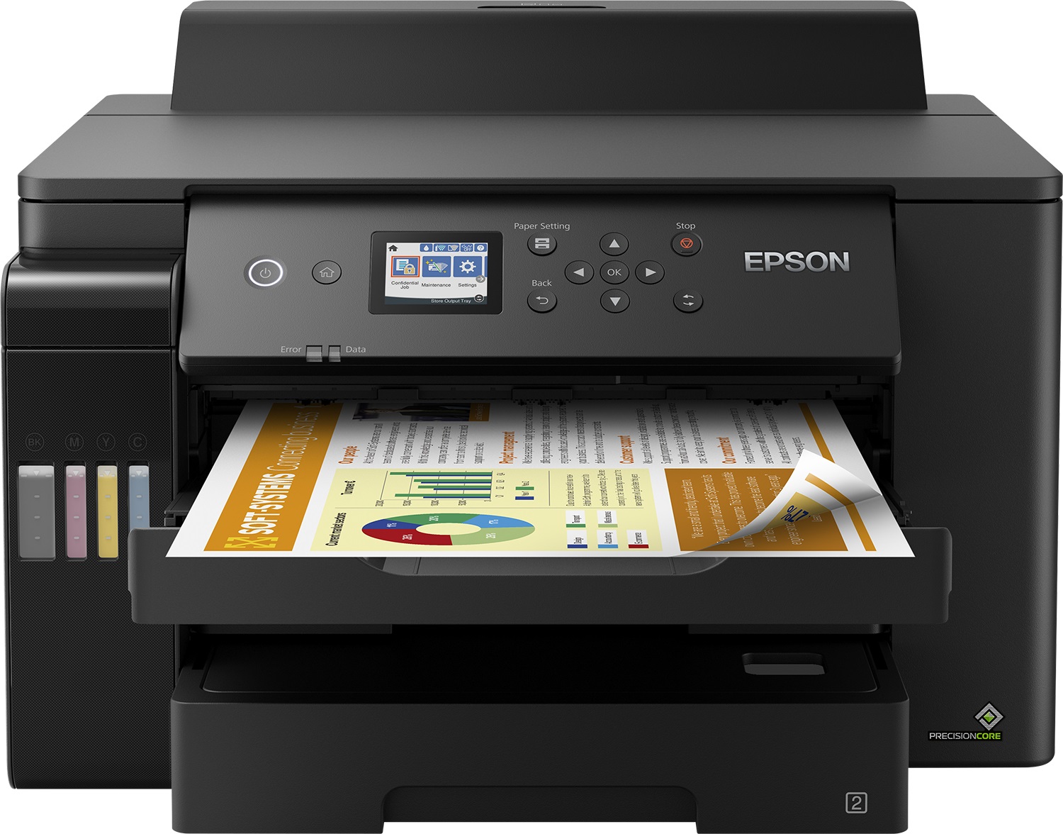 Epson EcoTank ET-16150 - Stampante Inkjet A3 a Colori, Fronte/Retro, Wi-Fi, 4800 x 1200 DPI, 21 ppm