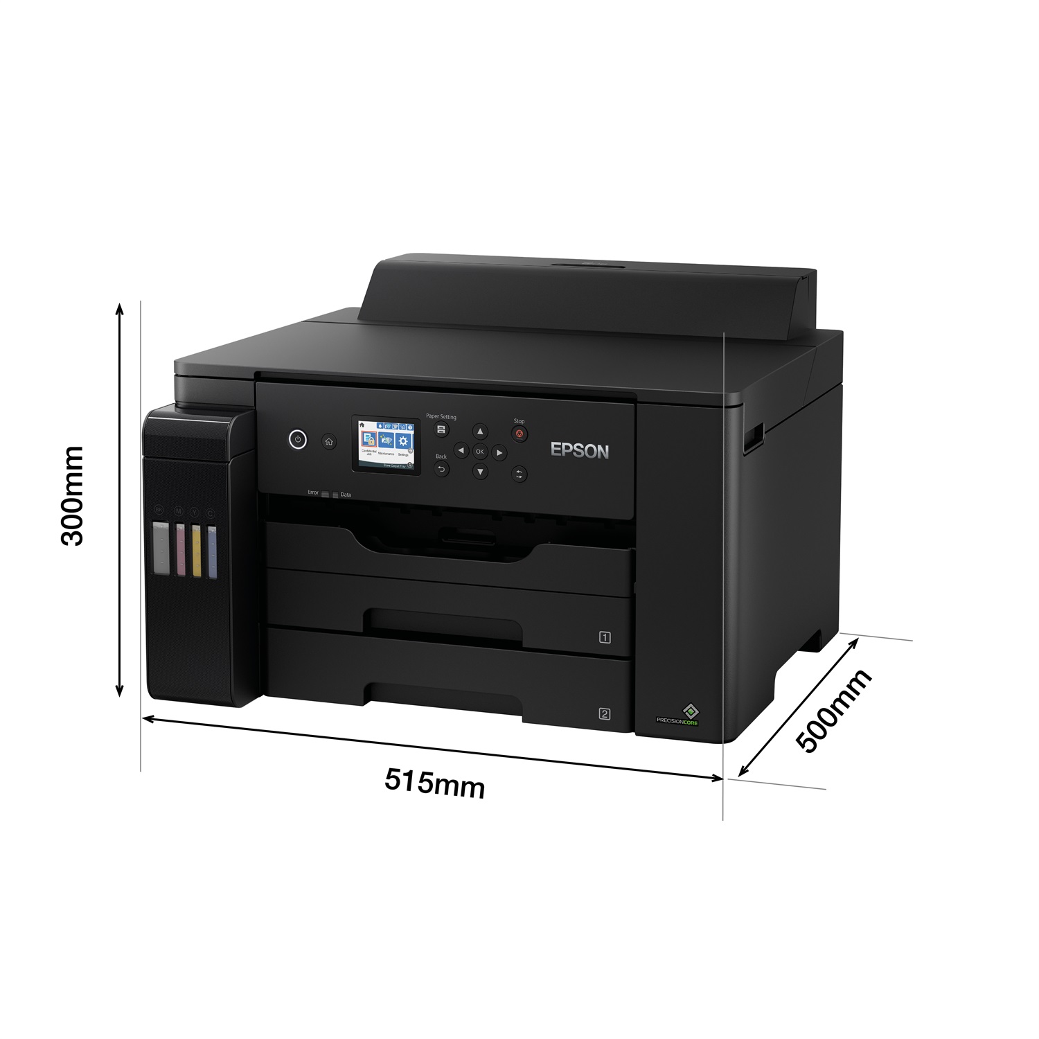 Epson EcoTank ET-16150 - Stampante Inkjet A3 a Colori, Fronte/Retro, Wi-Fi, 4800 x 1200 DPI, 21 ppm