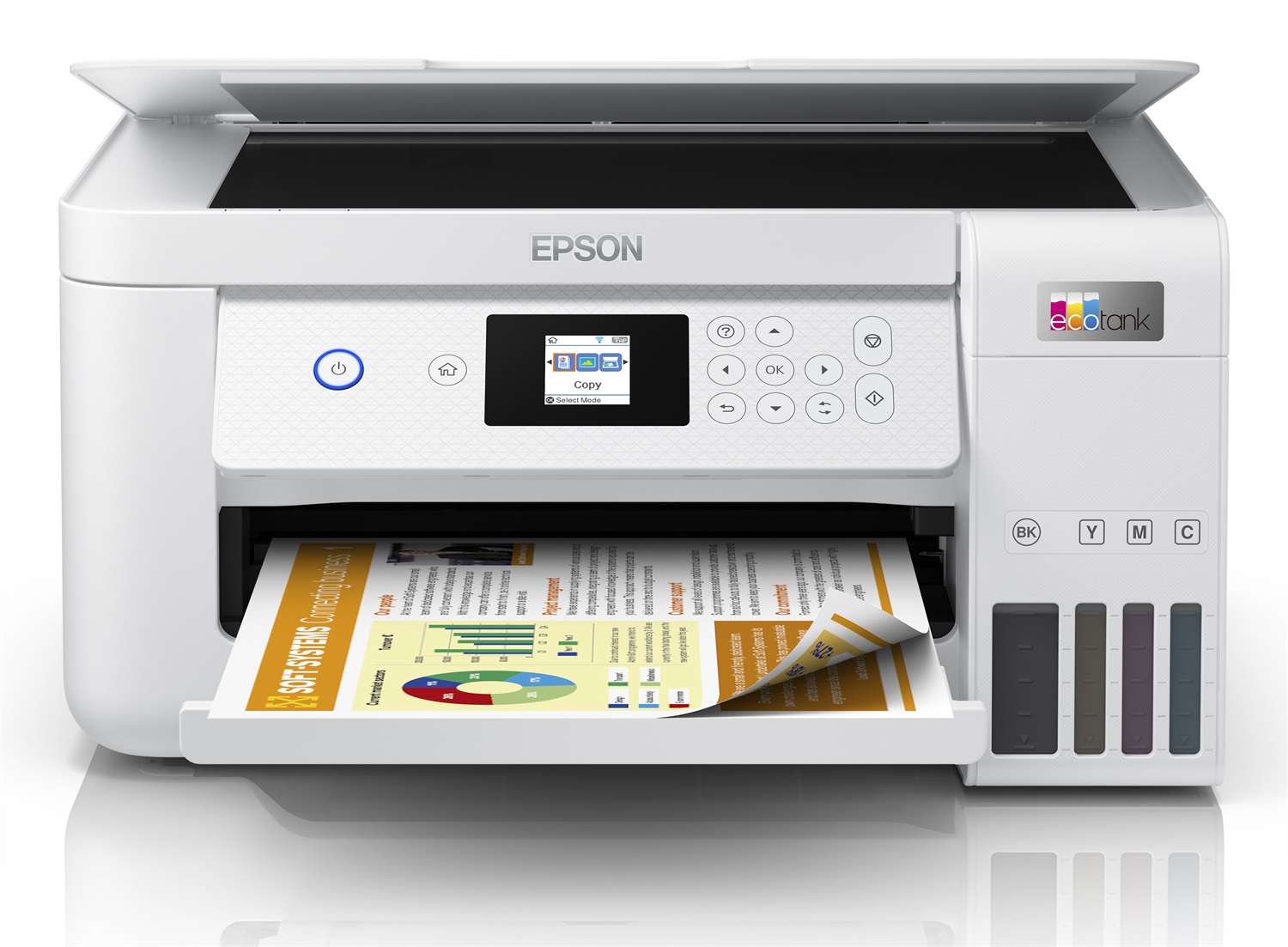 Epson EcoTank ET-2856 - Multifunzione Ad Inchiostro A Colori, 5760 x 1440 DPI, 15 ppm, Wi-Fi