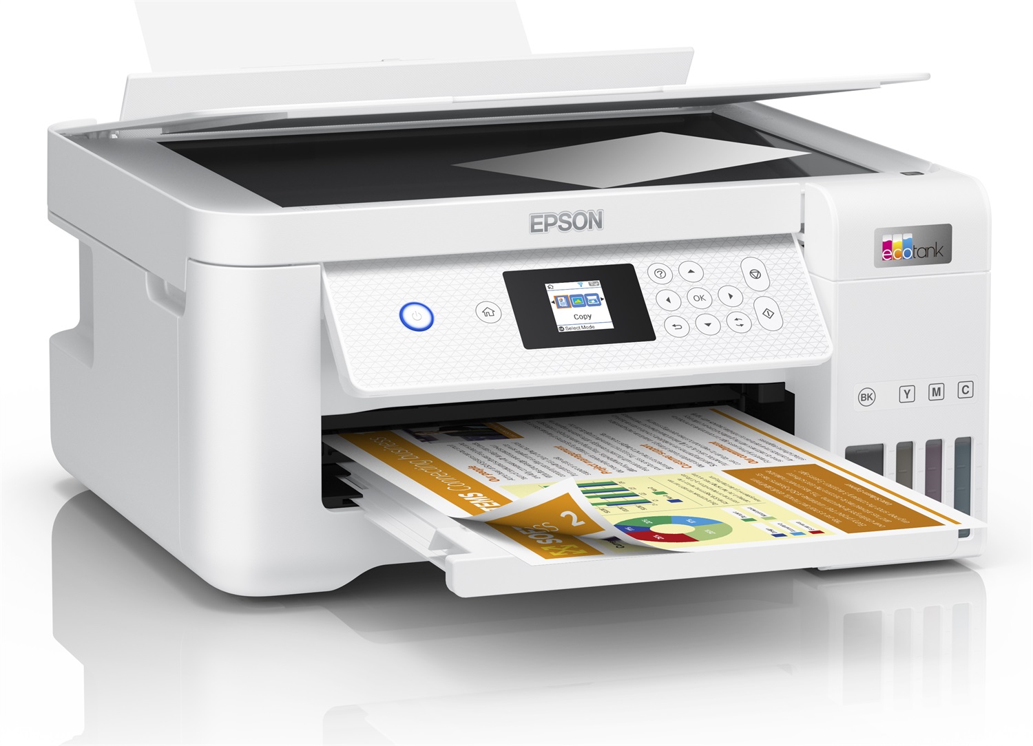 Epson EcoTank ET-2856 - Multifunzione Ad Inchiostro A Colori, 5760 x 1440 DPI, 15 ppm, Wi-Fi