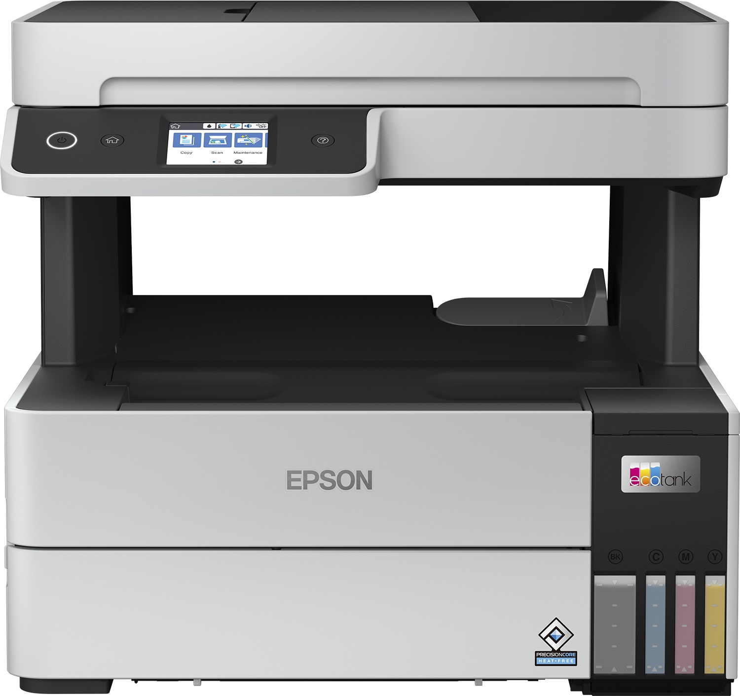 Epson EcoTank ET-5150 - Stampante Multifunzione A4, Stampa, Copia, Scansione, Wi-Fi, USB, 4800 x 1200 DPI, 37 ppm, Fronte/Retro Automatico, Display LCD 6,1 cm, ADF