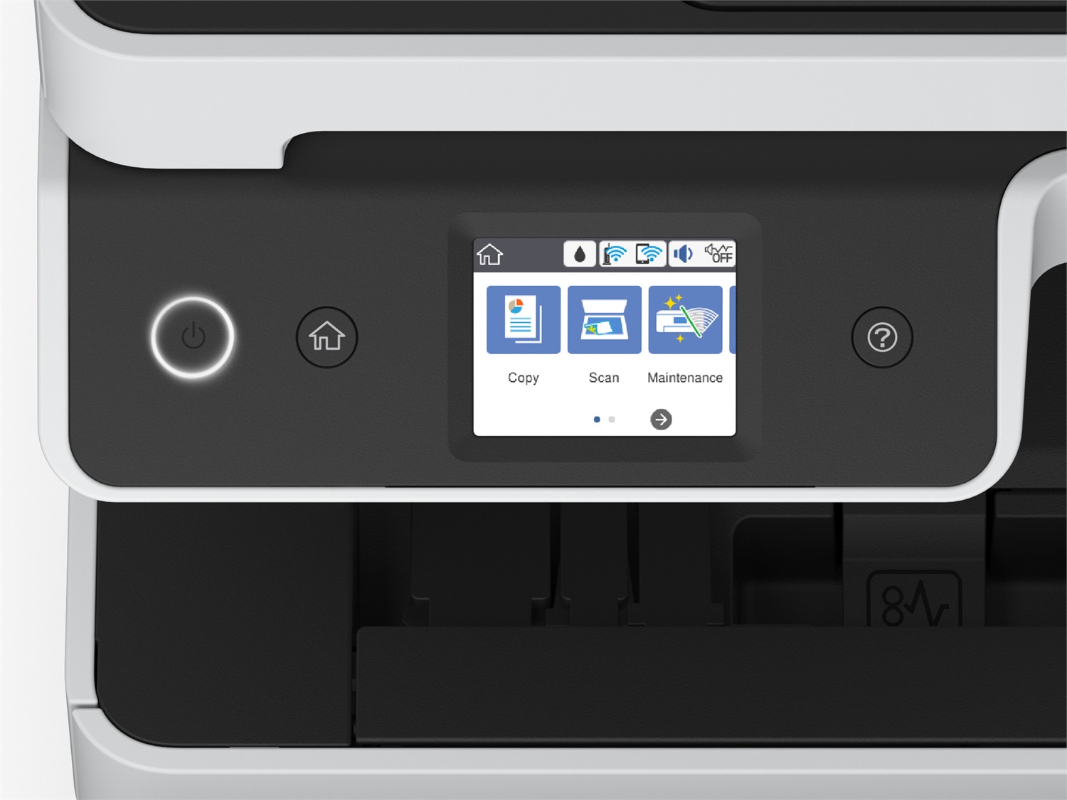 Epson EcoTank ET-5150 - Stampante Multifunzione A4, Stampa, Copia, Scansione, Wi-Fi, USB, 4800 x 1200 DPI, 37 ppm, Fronte/Retro Automatico, Display LCD 6,1 cm, ADF