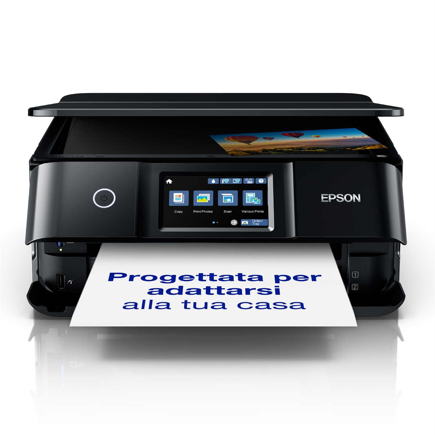 Epson Expression Photo XP-8700 Stampante Multifunzione A4 Inkjet, Stampa, Copia, Scansione, Wi-Fi Direct, USB, LCD 10,9 cm, Stampa CD/DVD, Fronte/Retro, App Smart Panel, 3 mesi di inchiostro incluso