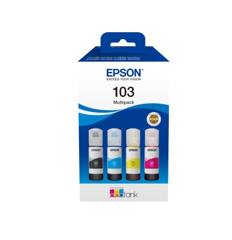 Epson C13T00S64A Cartuccia d'Inchiostro Originale 4 pz - Nero, Ciano, Magenta, Giallo - Resa fino a 7500 pagine