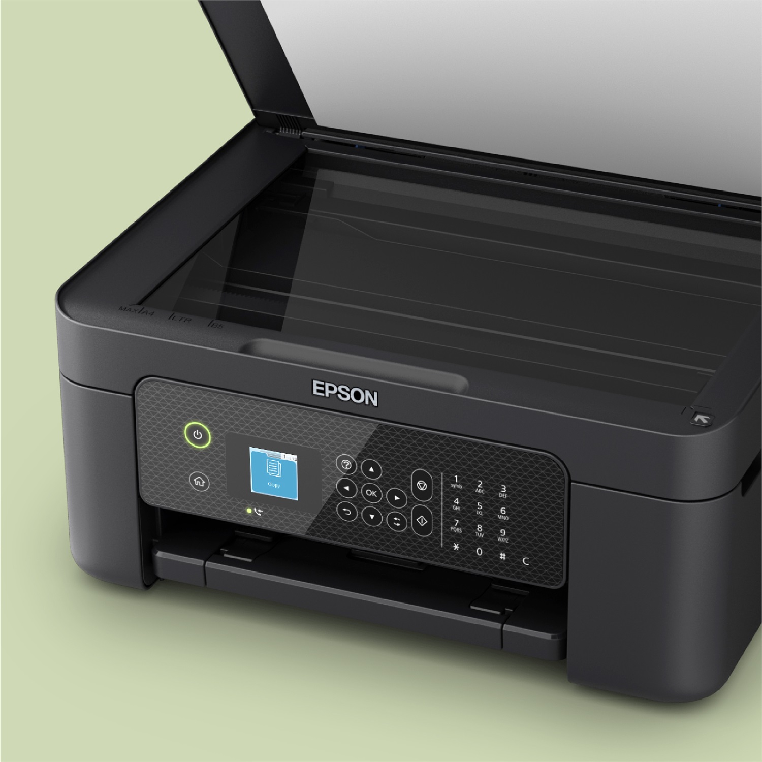 Epson WorkForce WF-2910DWF - Stampante Multifunzione A4 Inkjet (Stampa, Scansione, Copia, Fax) con Wi-Fi, LCD 3.7cm, Risoluzione 5760x1440 DPI, 33 ppm, 3 mesi inchiostro incluso