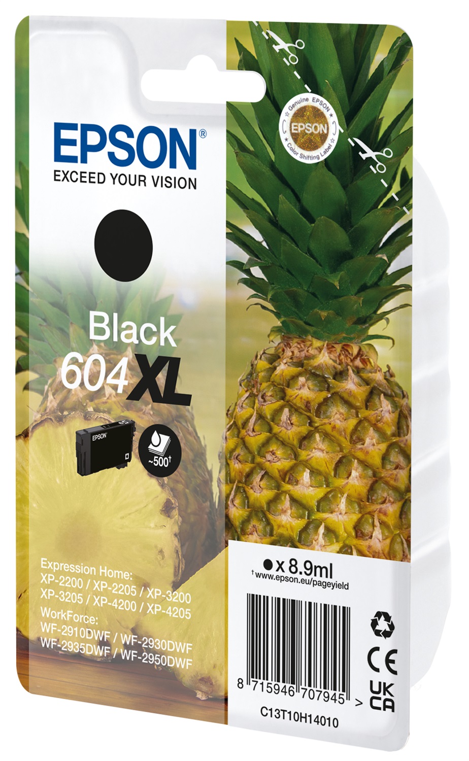 Epson 604XL Cartuccia d'Inchiostro Originale Resa Elevata (XL) Nero - 8,9 ml - Confezione Singola