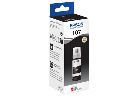 Epson 107 Cartuccia d'Inchiostro Originale Nero 70ml - Confezione Singola