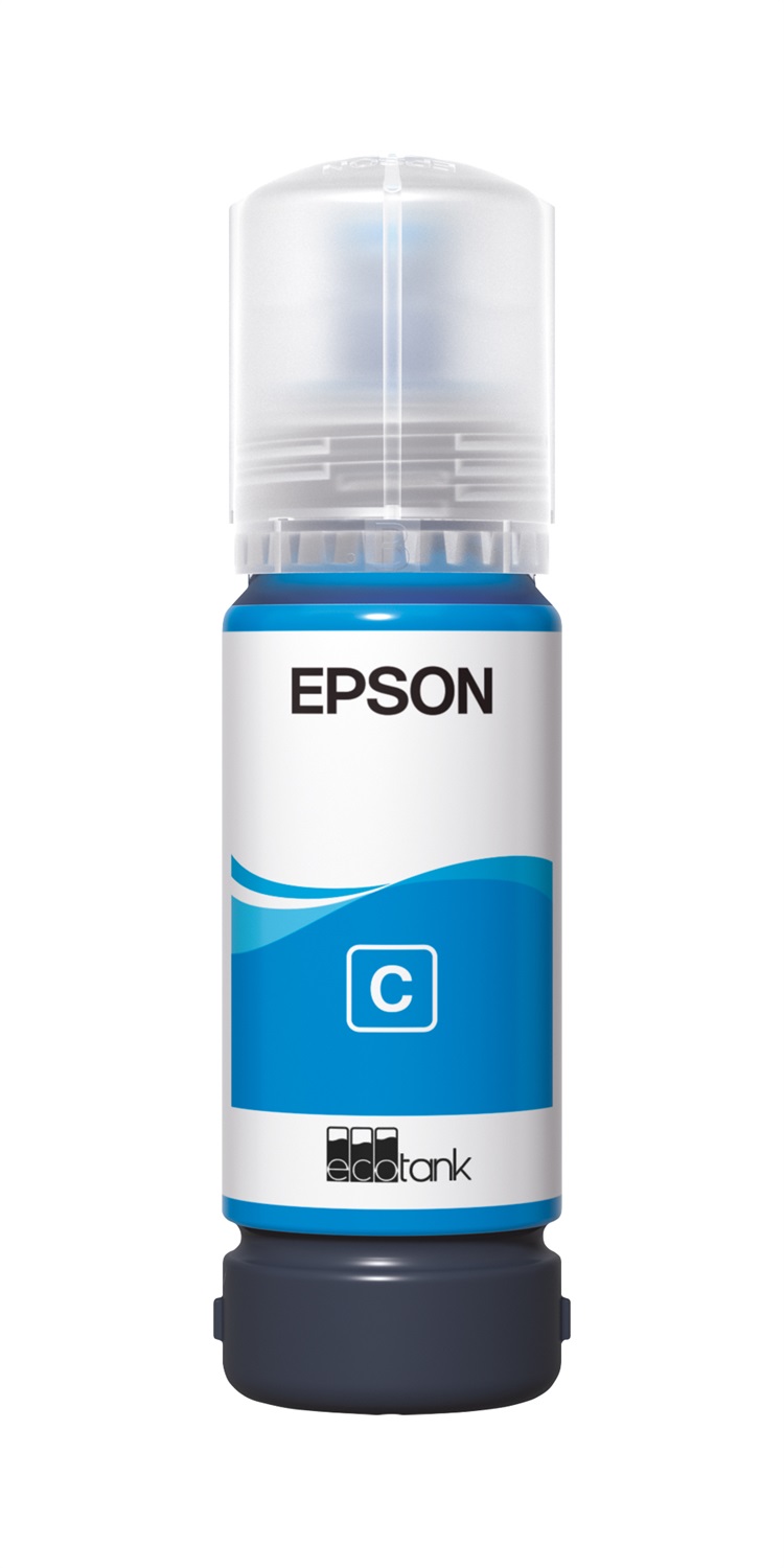 Epson 107 Flacone d'inchiostro Ciano DYE 70 ml Originale per EcoTank ET-18100