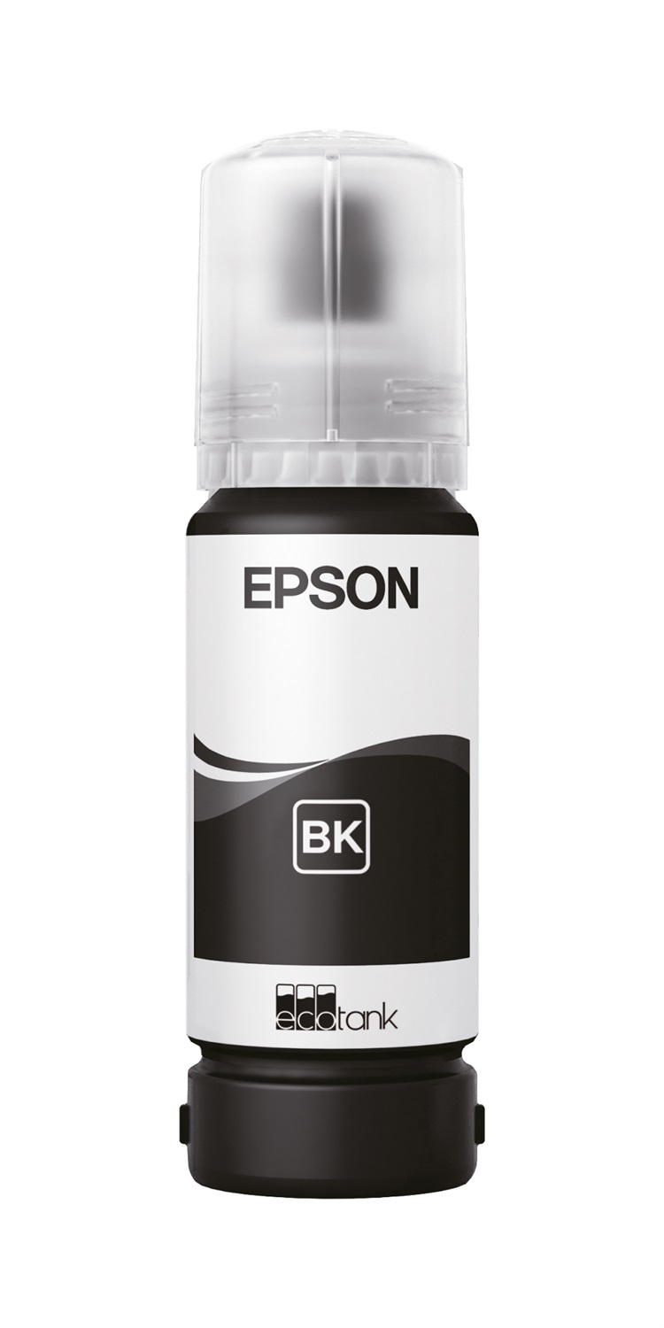 Epson 107 Cartuccia d'Inchiostro Nero Originale C13T09B140 - 70 ml - Compatibile con EcoTank ET-18100 - Resa di ~3600 Pagine