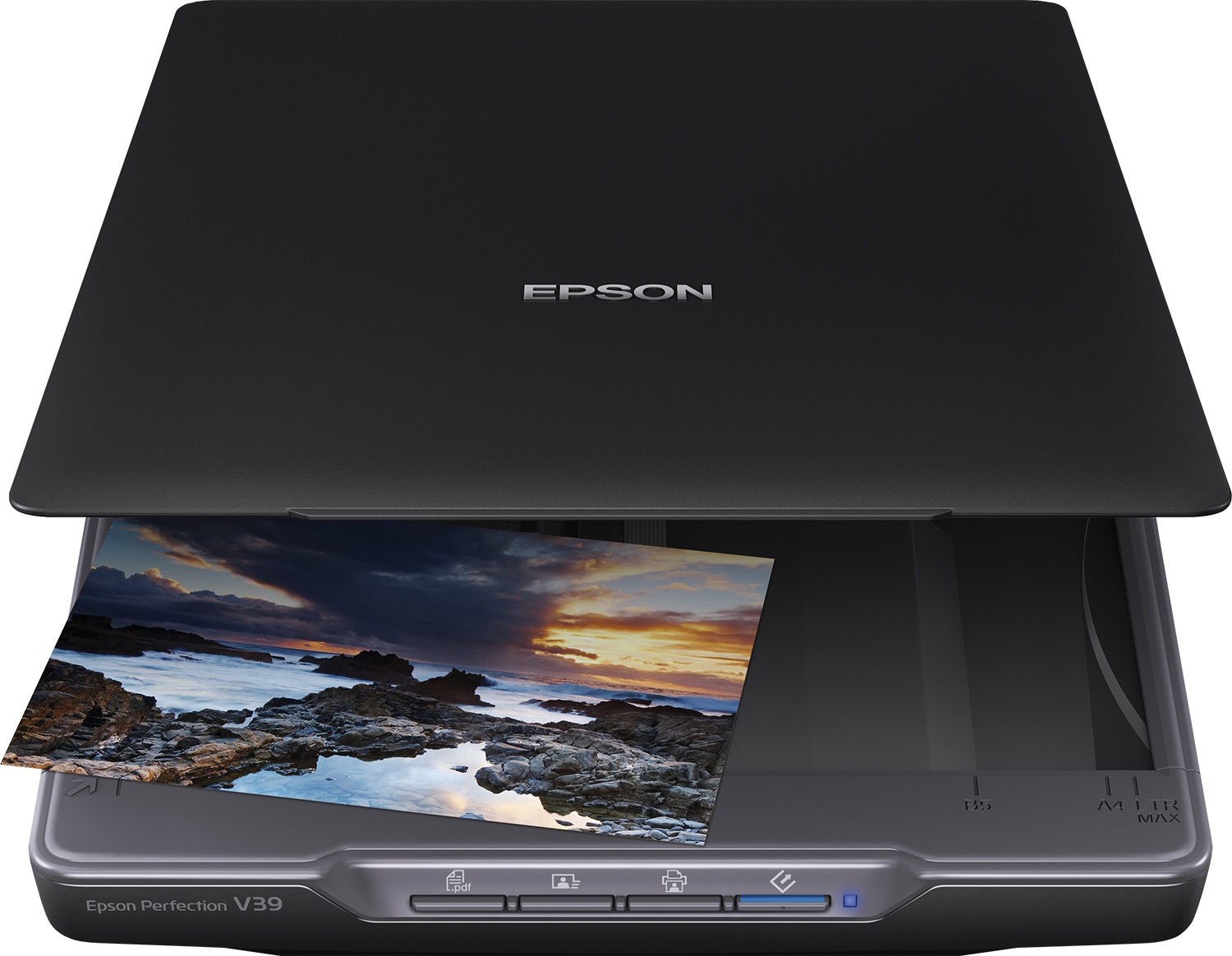 Epson Perfection V39II Scanner Piano A4 4800 x 4800 DPI USB 2.0 Nero