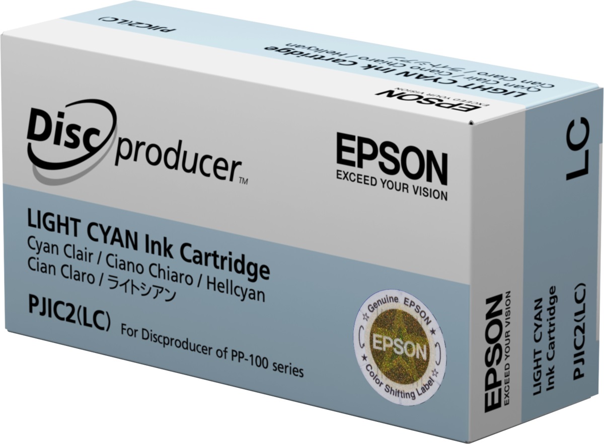Epson C13S020689 Cartuccia d'Inchiostro Originale Ciano Chiaro 31,3ml per Discproducer