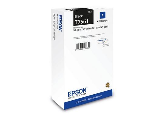 Epson C13T75614N Cartuccia d'inchiostro Originale Nero 50ml ~2500 pagine 1 pz