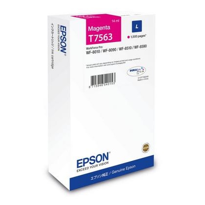 Epson C13T75634N Cartuccia d'Inchiostro Magenta Originale, Resa Standard, 14 ml, 1500 Pagine, 1 pz