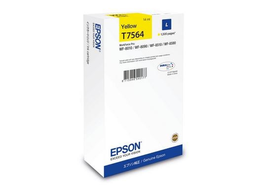 Epson C13T75644N Cartuccia d'Inchiostro Originale Giallo High Yield (L) - 1500 Pagine, 14ml