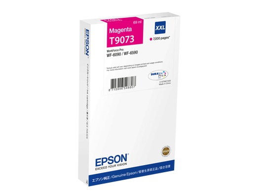Epson C13T90734N T9073 XXL Cartuccia d'Inchiostro Magenta Originale 69ml ~7000 Pagine