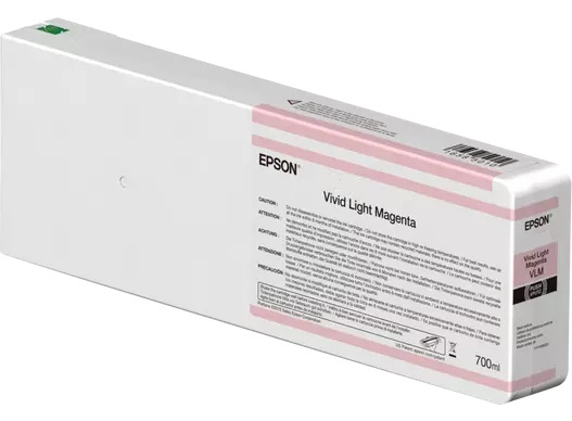 Epson T55K60N UltraChrome HDX/HD Cartuccia d'Inchiostro Originale Magenta Chiaro Vivido 700 ml - Confezione Singola
