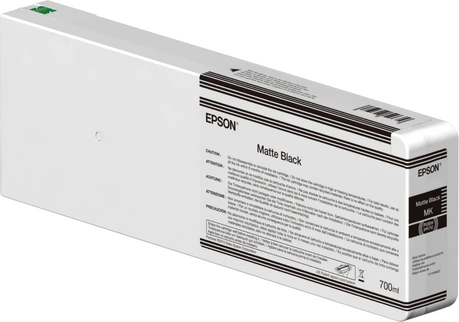 Epson C13T55K80N Cartuccia d'Inchiostro Originale 700ml Nero Opaco per Stampanti SureColor