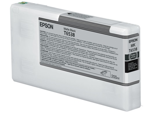 Epson C13T65380N Cartuccia d'Inchiostro Originale Nero Opaco 200 ml - 1 pz, Confezione Singola