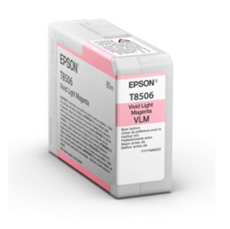 Epson C13T85060N Cartuccia d'inchiostro Originale Magenta Chiaro Vivido 80 ml - 1 pz