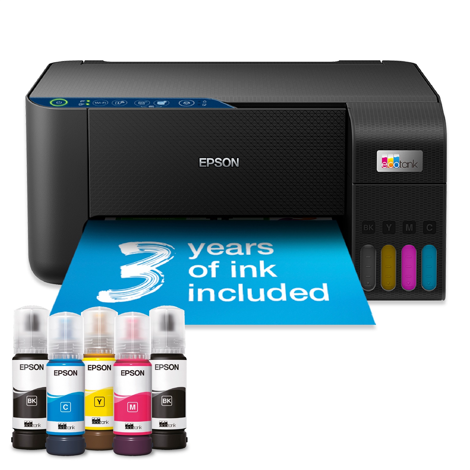 Epson EcoTank L3271 - Dispositivo multifunzione A4 Wi-Fi, Stampa 33 ppm, Risoluzione 5760 x 1440 DPI