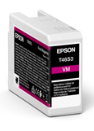 Epson UltraChrome Pro10 Cartuccia d'Inchiostro Originale Magenta Vivido 25 ml - Confezione Singola C13T46S30N