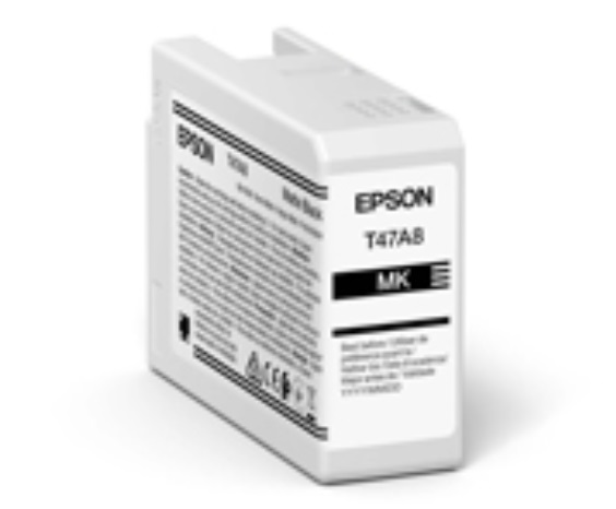 Epson UltraChrome Pro10 Cartuccia d'Inchiostro Originale Nero Opaco 50 ml - C13T47A80N