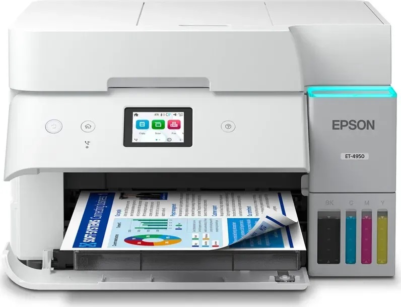 Epson EcoTank ET-4956 Stampante Multifunzione A4 Ad Inchiostro 4800 x 1200 DPI 35 ppm Wi-Fi