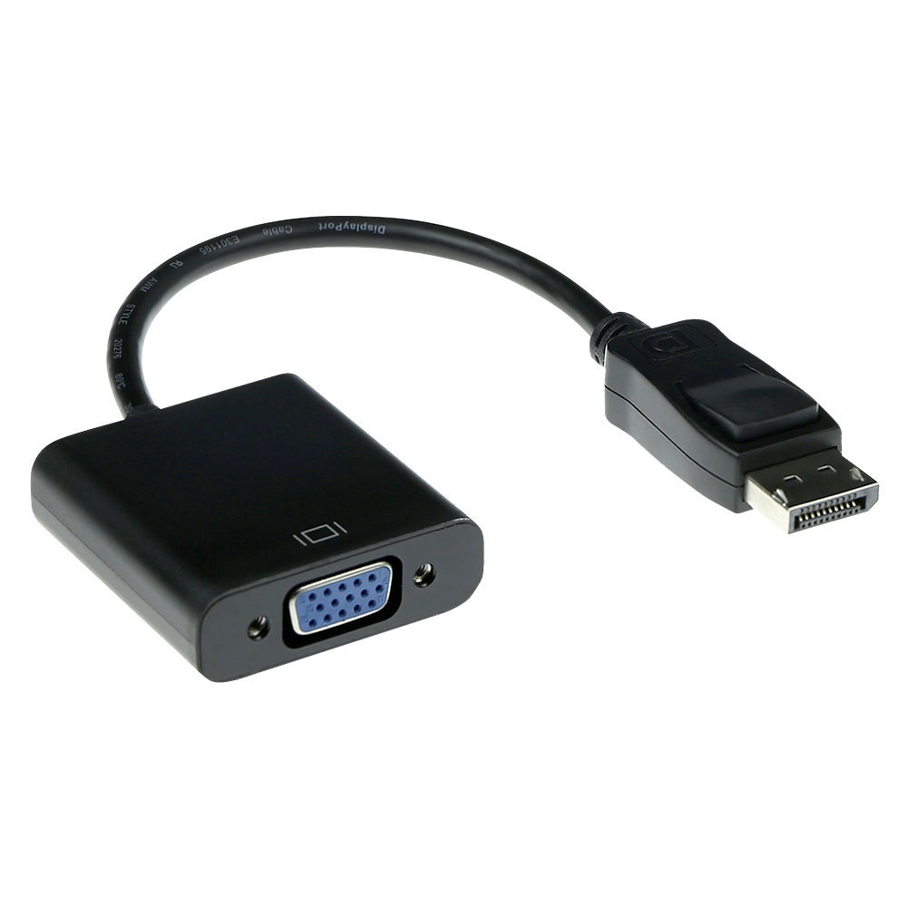 ACT Cavo di conversione DisplayPort Maschio a VGA Femmina 15 cm - Nero