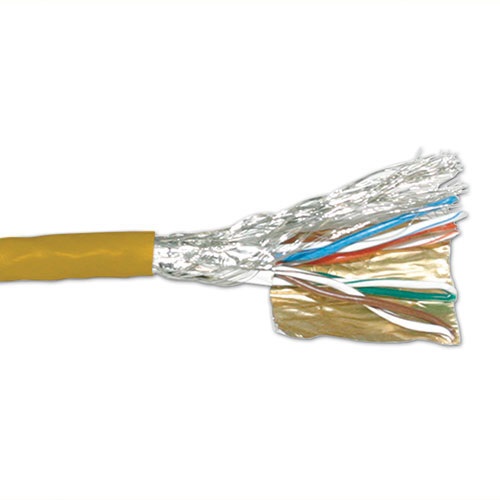 ACT Cat6 Cavo di Rete Giallo 305m S/FTP (S-STP) in PVC Intrecciato