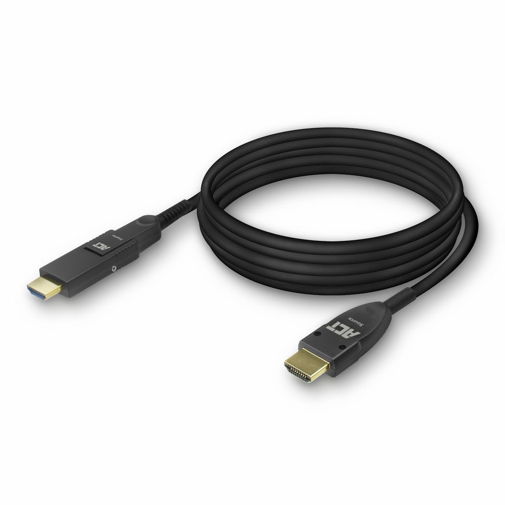 ACT Cavo HDMI Ottico Attivo 40 Metri High Speed 4K con Connettori HDMI-A Maschio