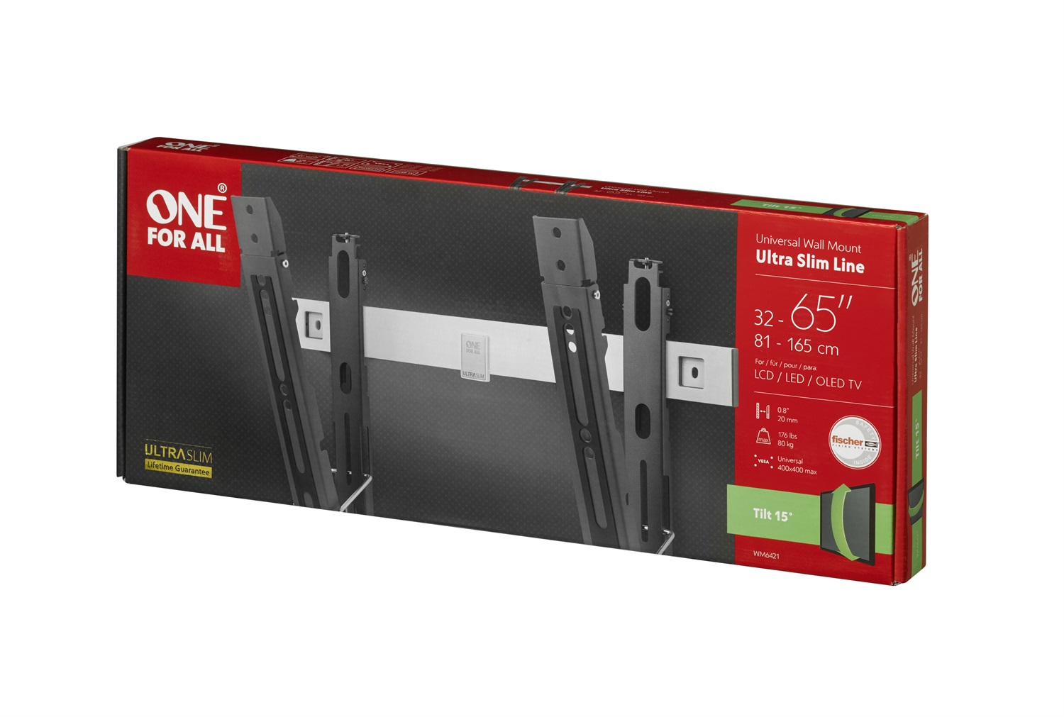 One For All WM6421 Supporto da Parete Inclinabile per TV 32-65