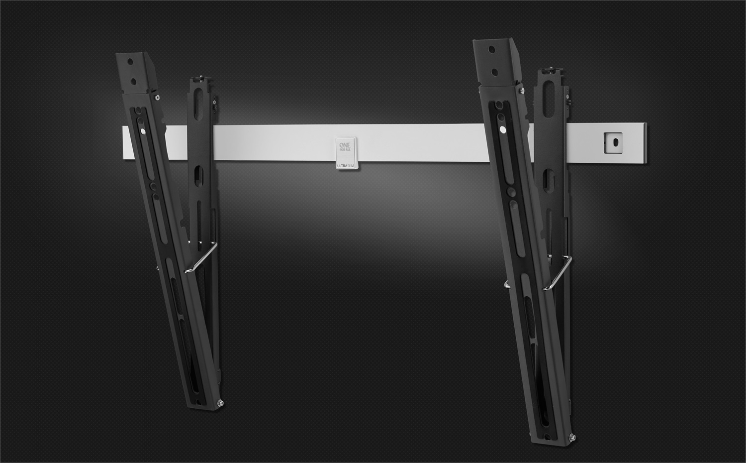 One For All WM 6621 Supporto da Parete Inclinabile per TV 32-84 pollici, Massimo Peso 80 kg, Colore Nero