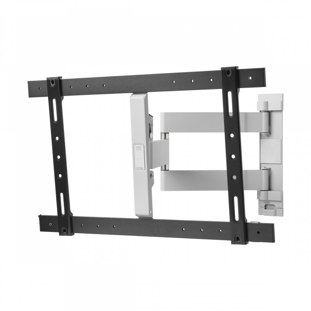 One For All WM6654 Supporto TV a parete Full-Motion per TV da 32 a 90 pollici, Distanza massima 700 mm, Girevole 180°, Inclinazione 6°, Nero