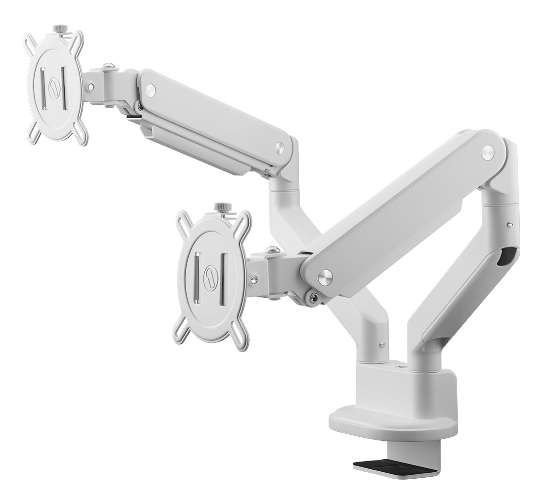 One For All DM4220 Braccio Universale per Doppio Monitor - Compatibile con Monitor da 13 a 35 Pollici, Fino a 10 kg, Nero