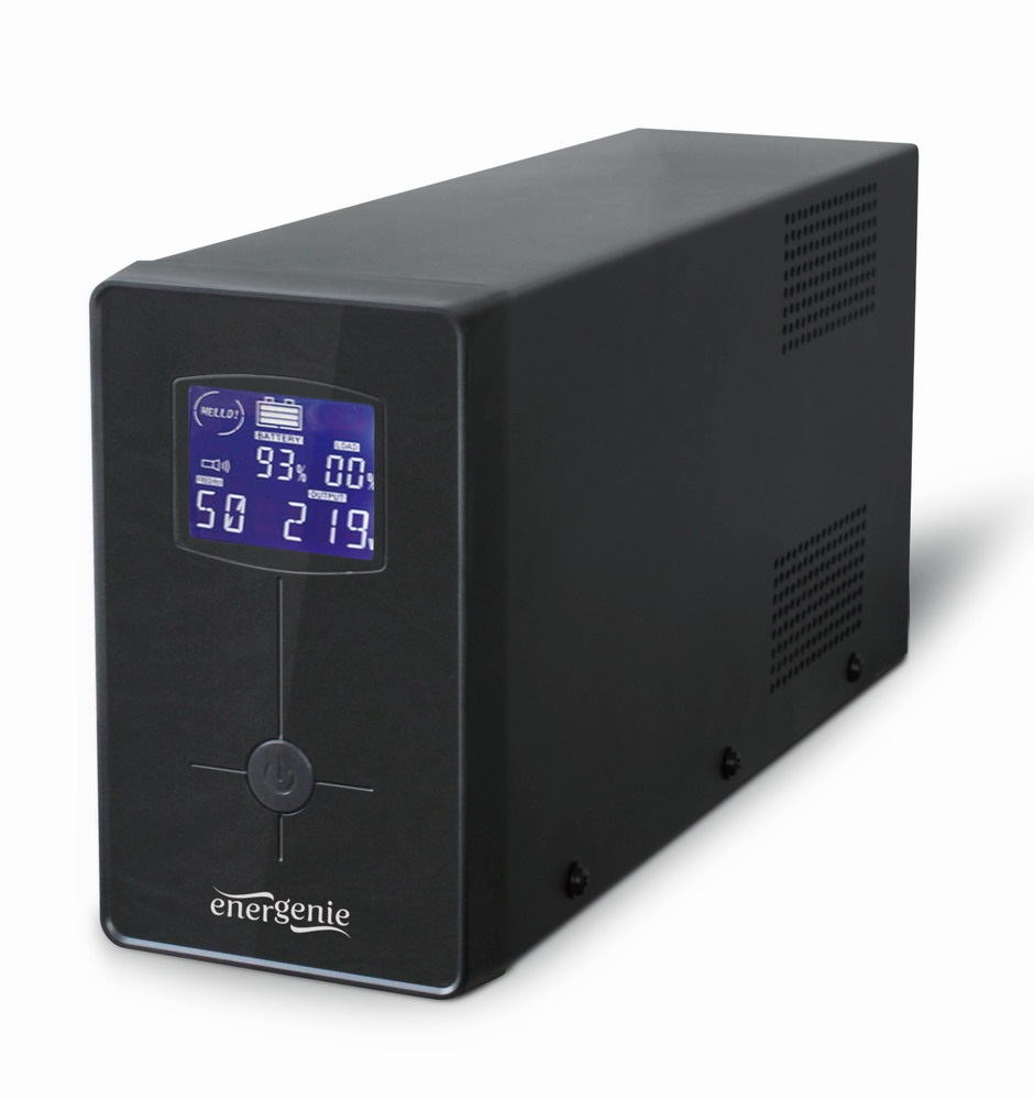 Gembird EG-UPS-034 Gruppo di Continuità (UPS) A Linea Interattiva 1,5 kVA 900 W con 3 Prese AC
