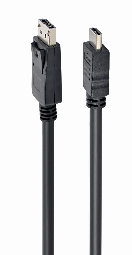 CableXpert Cavo da DisplayPort a HDMI 10 m - Adattatore Video Nero